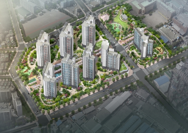 래미안 부천 어반비스타 조감도. /사진=삼성물산.