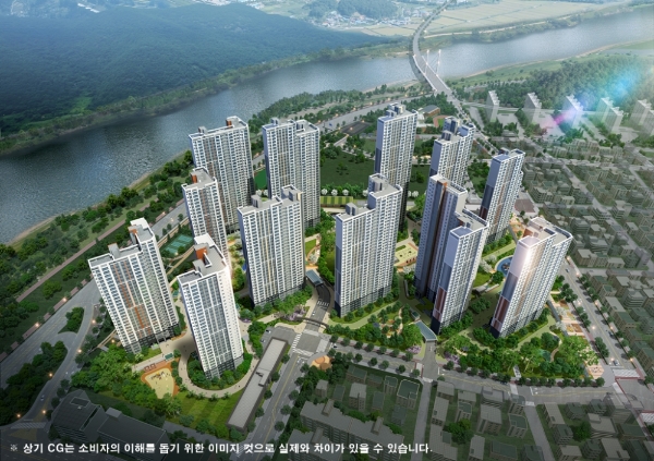 대전 동일스위트 리버 스카이 조감도. 사진=(주)동일스위트.