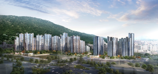 동래 래미안 아이파크 투시도. 사진=삼성물산.