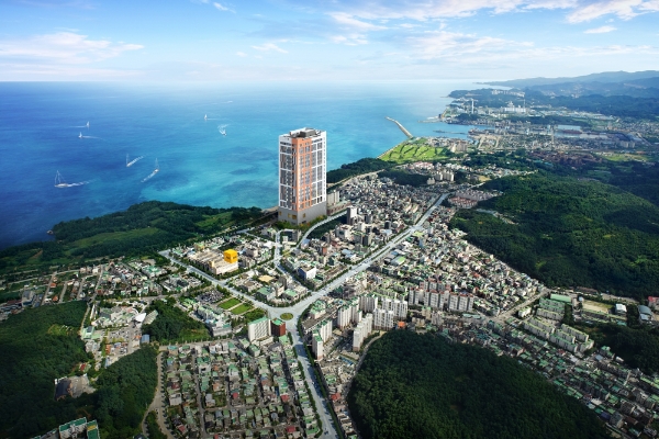 동해 천곡 파인앤유 오션시티 조감도. 사진=파인건설.