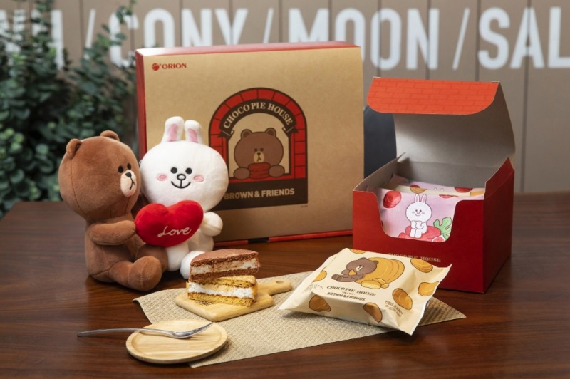 오리온X라인프렌즈, '초코파이 하우스' 오픈