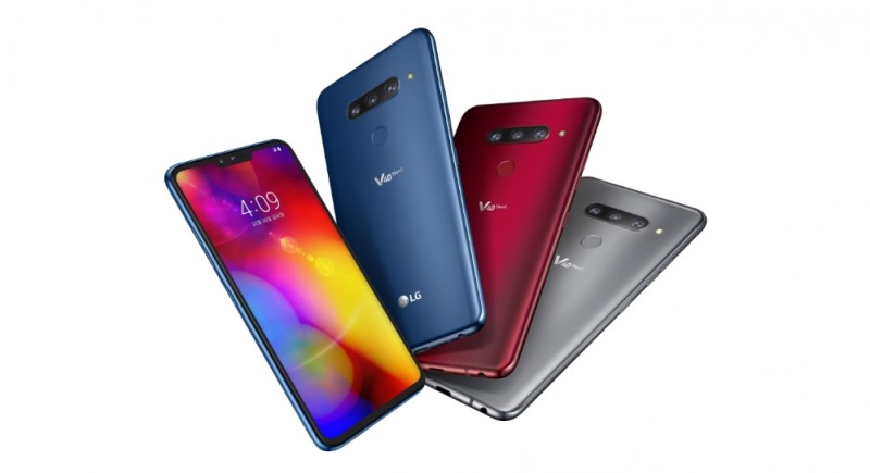 △LG전자가 CES 최고 혁신상을 수상한 V40씽큐