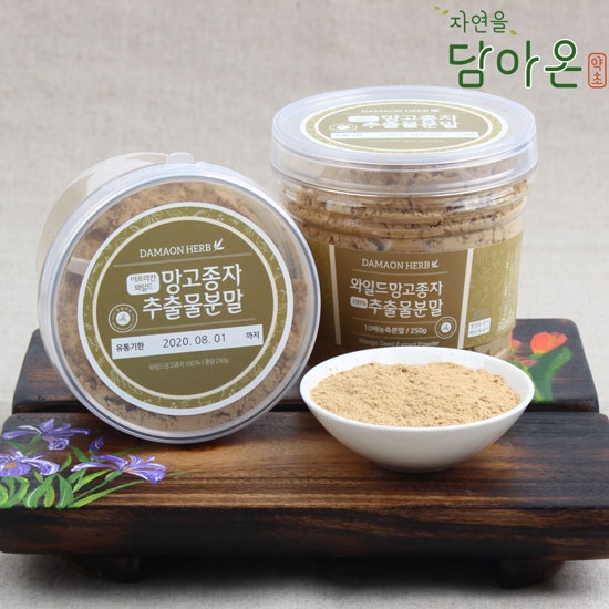 담아온약초, 순수100% 아프리칸 와일드망고 씨앗 분말가루 10차 완판