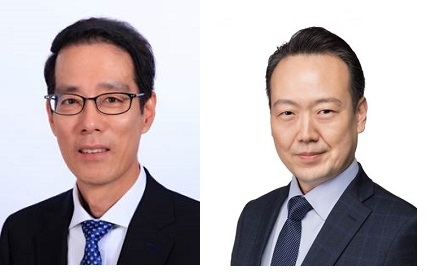 현대기아차 신임 중국제품개발본부장 차석주 부사장(왼쪽)과 현대차그룹 신임 중국지주사 총경리 이혁준 전무. 출처=현대기아차.