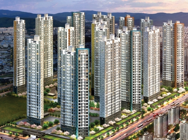 월배 삼정그린코아 투시도. 사진=해당 단지 홈페이지.