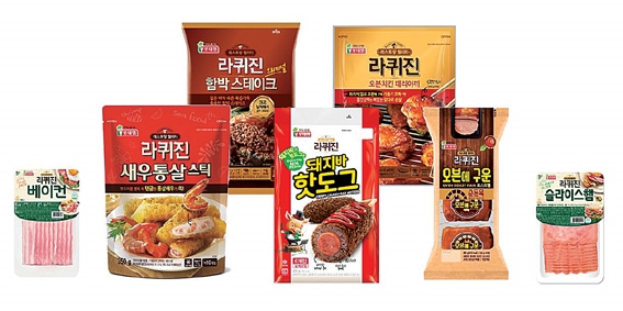 ▲ 롯데푸드의 가정간편식 브랜드 라퀴진 상품들. 사진제공 = 롯데푸드