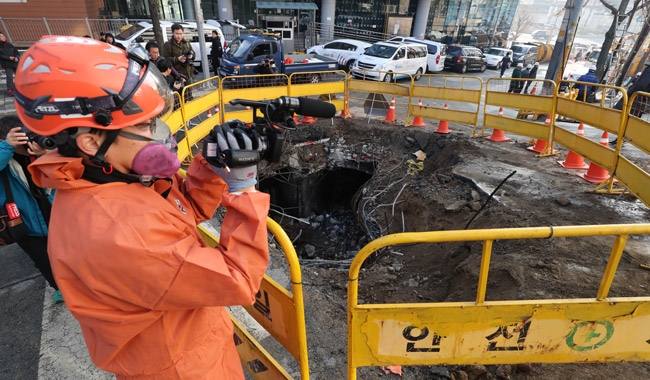 △KT 아현지사 통신구 화재사고 복구현장/사진=뉴스핌