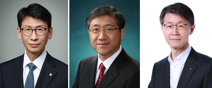 LG디스플레이 김명규, 양재훈, 오창호 신임 부사장.