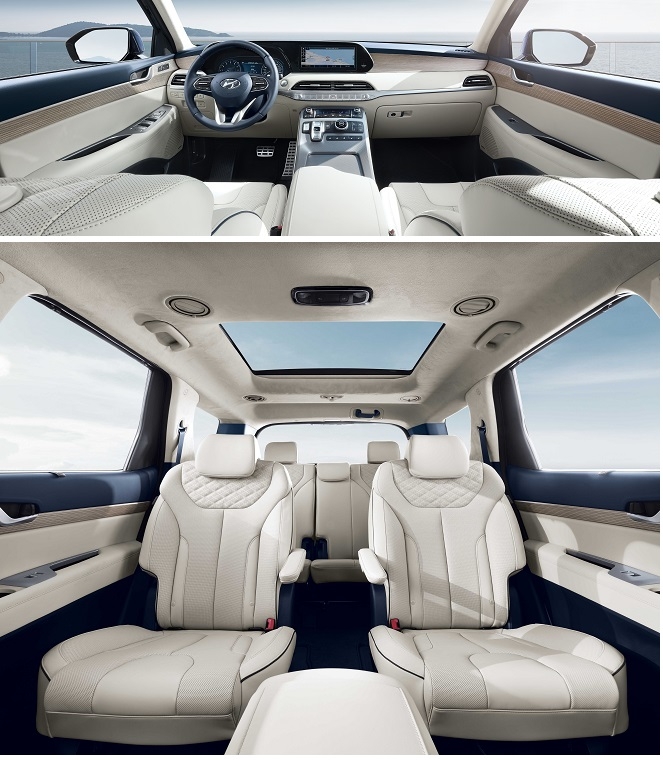 팰리세이드 내장 디자인. 출처=현대차.