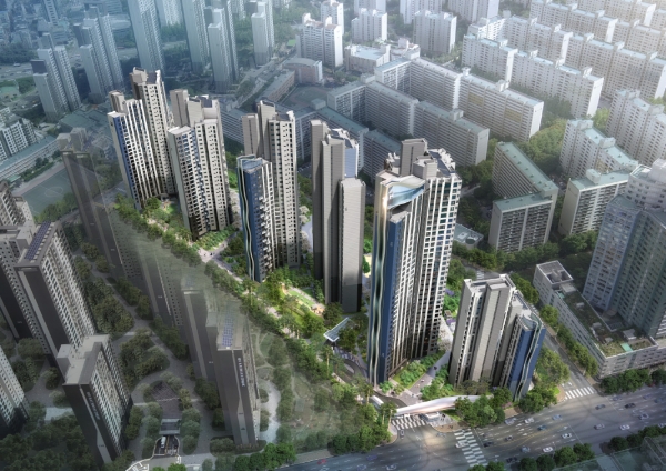 디에이치 라클래스 조감도. 사진=현대건설.