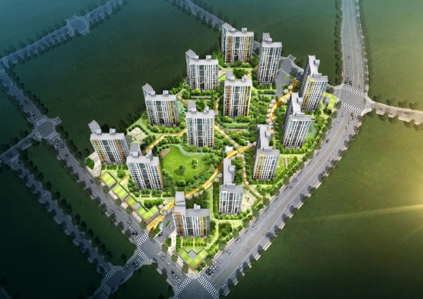 검단신도시 우미린 더퍼스트 조감도.