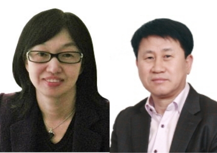 삼성SDS 윤심 부사장(왼쪽)과 이재철 부사장.