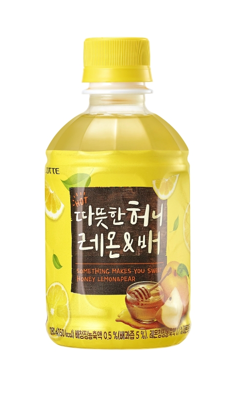 롯데칠성, '따뜻한 허니레몬 & 배' 출시