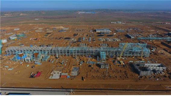 우즈베키스탄 GTL 건설사업 현장사진./사진=수출입은행