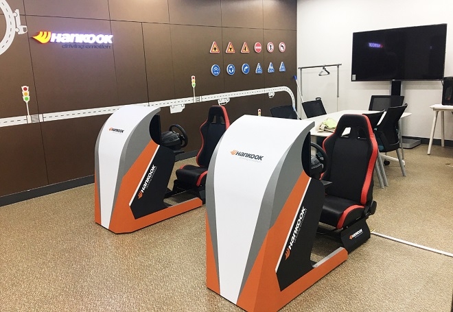 대전 발달장애인훈련센터 내 운전체험 직업체험관. 출처=한국타이어.