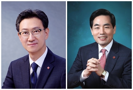 고정욱 롯데캐피탈 신임 대표(왼쪽) 김창권 롯데카드 신임 사장. / 사진 = 롯데캐피탈, 롯데카드