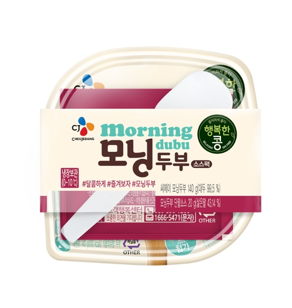CJ제일제당, 간편 대용식 '행복한콩 모닝두부 단팥' 출시