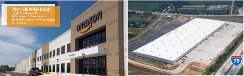 미래에셋대우가 이번에 인수한 아마존 물류센터 전경. 사진=미래에셋대우