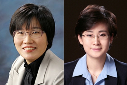 사진 왼쪽부터 조순옥 KB국민은행 준법감시인 상무, 김종란 신탁본부 상무 / 사진= KB국민은행