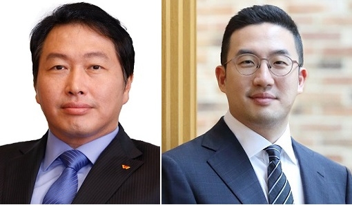 최태원 SK그룹 회장(왼쪽)과 구광모 LG그룹 회장.