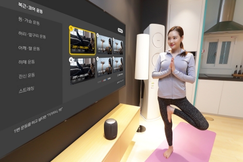 △KT '기가지니 홈트레이닝 서비스' /사진=KT