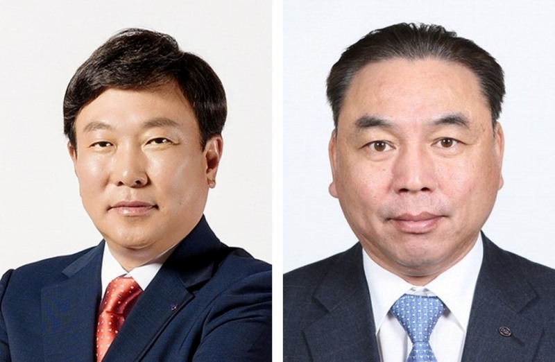 박명흠 전 대구은행장 대행(왼쪽), 노성석 전 DGB금융지주 부사장./사진=DGB금융