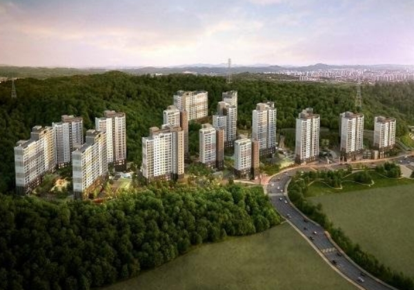 판교 퍼스트힐 푸르지오 조감도. 사진=대우건설.