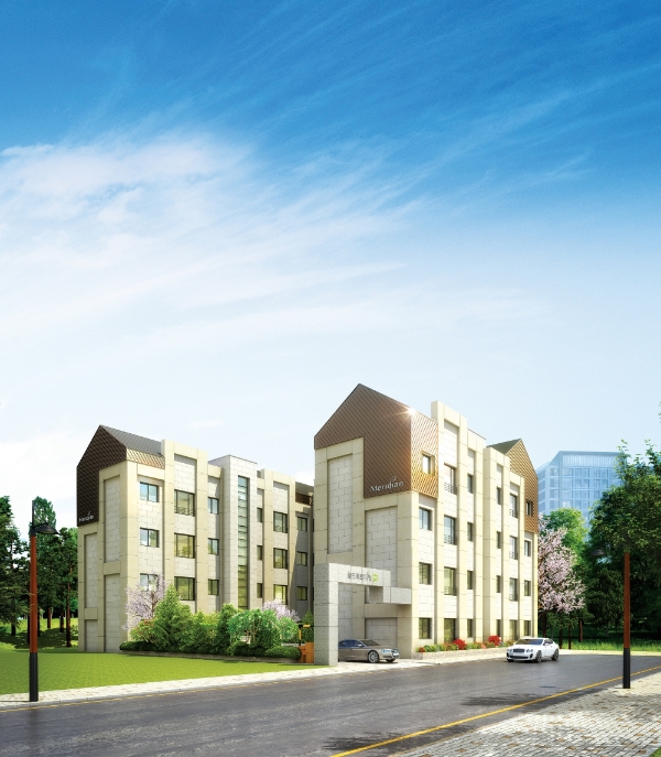 판교 월드메르디앙 레브 조감도.