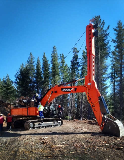 두산인프라코어가 칠레 베살코사(社)와 산림용 장비(사진) 21대 수주 계약을 체결했다. (사진=두산인프라코어)