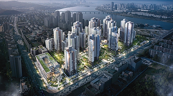▲ 신반포 3차 재건축 조감도. 사진 = 삼성물산