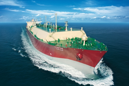 삼성중공업이 카타르로부터 수주해 건조한 세계최대급 LNG선 (사진=삼성중공업)