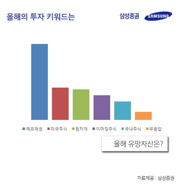 삼성證 “고액자산가가 꼽은 올해 유망 투자처는 달러채권”
