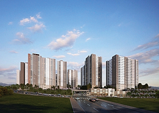 ▲ 춘천 센트럴파크 푸르지오 조감도. 사진=삼성물산