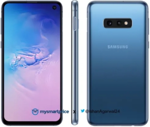 △갤럭시S10e 블루 색상 렌더링/사진=마이스마트프라이스