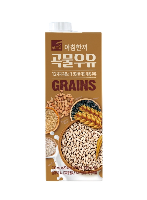 푸르밀, 아침대용식 '아침한끼 곡물우유' 출시