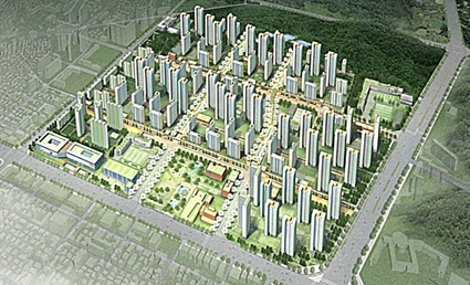 ▲디에이치 포레센트 조감도.