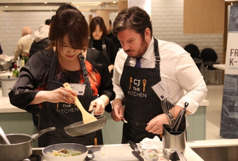 주한 오피니언 리더, '비비고' 통해 한국 식문화 체험
