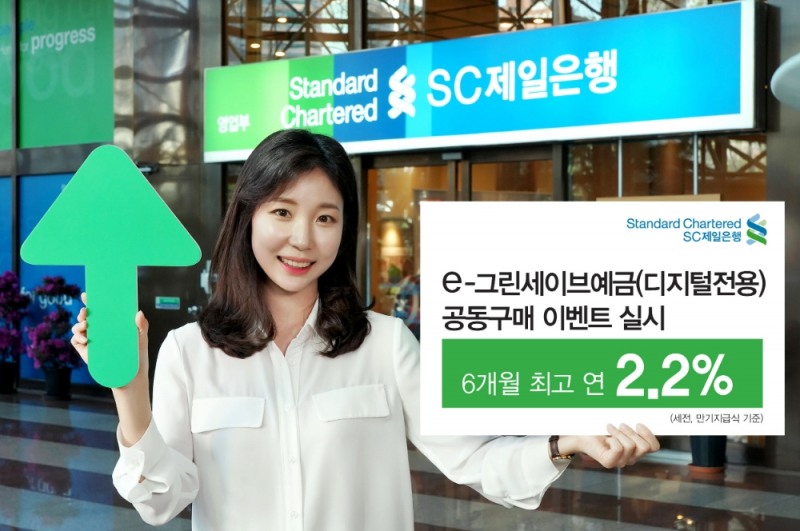SC제일은행, 최대 2.2% 디지털 전용 정기예금 특판 실시