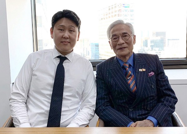 사진: 왼쪽부터 퓨전데이타 박두진 대표, 권송성 고문