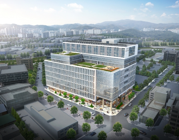 두산 명학 아너비즈타워 조감도. 사진=두산중공업.