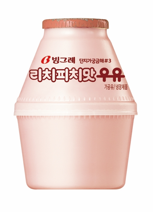 빙그레, 세상에 없던 우유 3탄 '리치피치맛우유' 출시