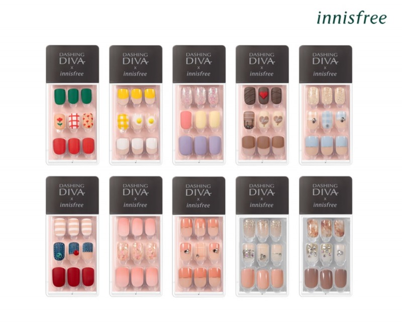 이니스프리, 붙이는 젤 네일 10종 출시
