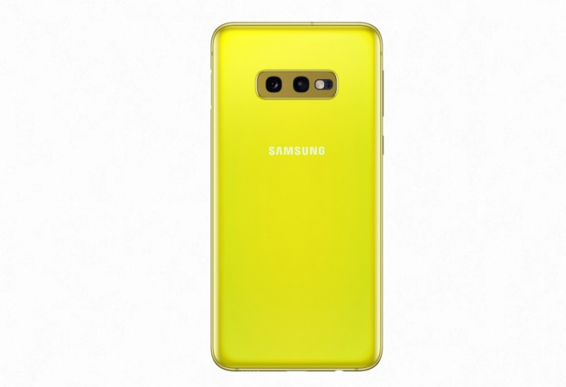 △모델 중 카나리아 엘로우의 뒷면 모습/사진=삼성전자