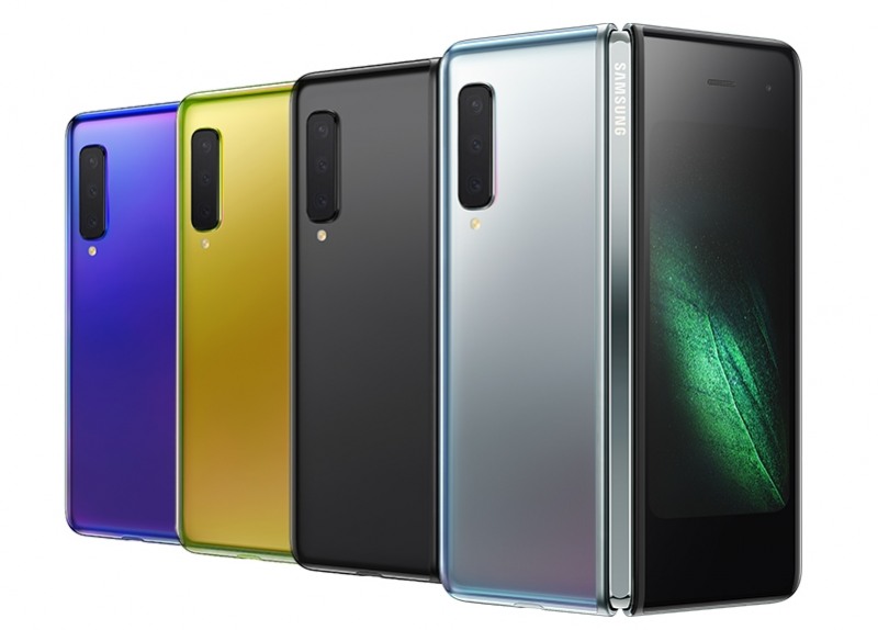 △삼성전자가 공개한 갤럭시 폴드의 모델 라인업/사진=삼성전자