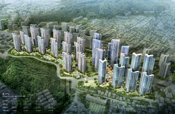 부산 서·금사 5구역 조감도. 사진=한국토지신탁.