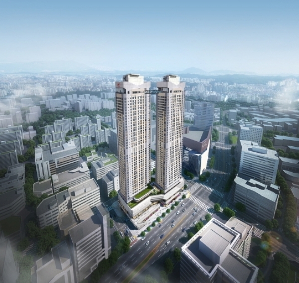 힐스테이트 범계역 모비우스 투시도. 사진=현대건설.