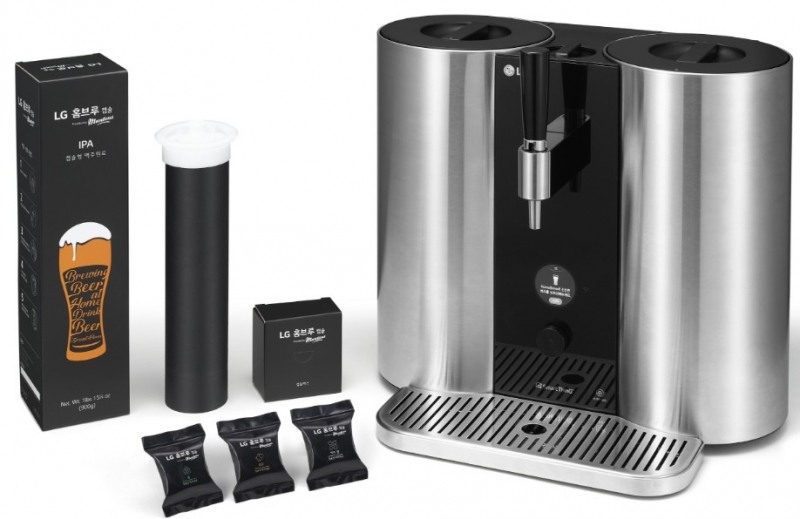 △캡슐맥주제조기 홈브루/사진=LG전자