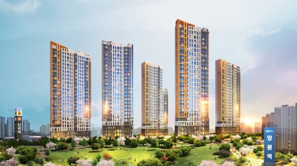 신내역 금강펜테리움 센트럴파크 투시도. 사진=금강주택.