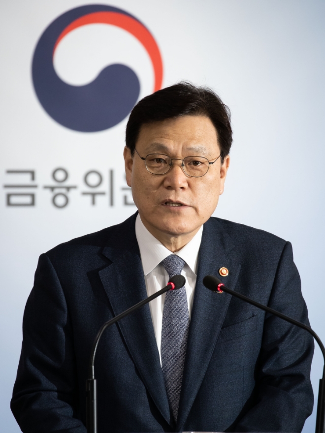 최종구 금융위원장이 7일 '2019 금융위원회 업무계획'을 발표하고 있다. / 사진 = 금융위원회