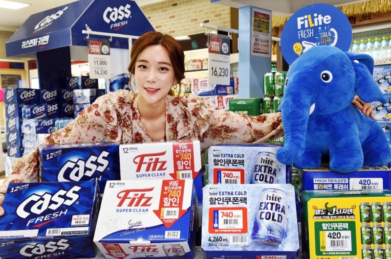 홈플러스, 국산맥주 12캔 패키지 첫 선